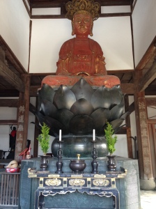 View inside the shrine.